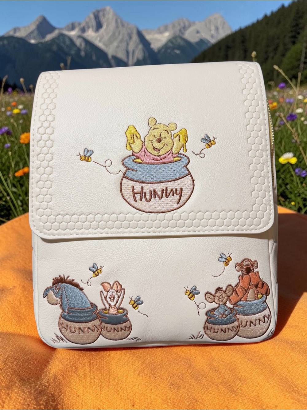 Loungefly Disney Winnie the Pooh Hunny Embroidered Mini Backpack NWT Sold Out